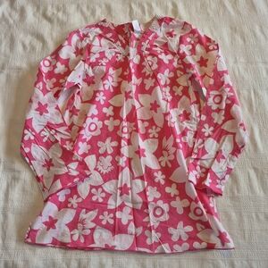 Mini Boden girls size 13-14 years pink and white tunic VVGUC